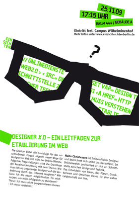 Einsichten - Flyer - Malte Christensen